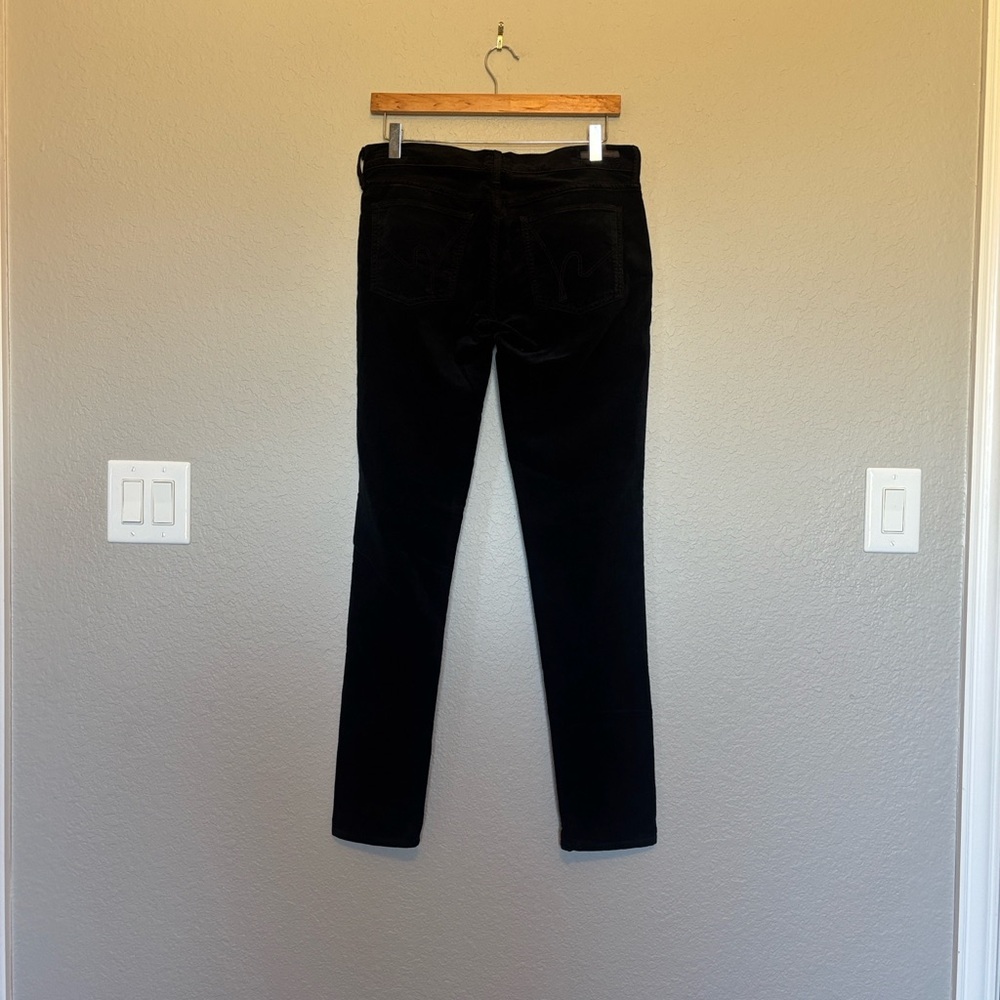 Citizens of Humanity Black Corduroy Skinny Leg Jeans - Picture 4 of 10